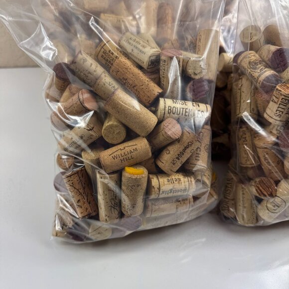 Wine Corks Natural Variety 1LB Lot 90-100# Holiday Crafting Upcycling Wedding - Picture 4 of 4